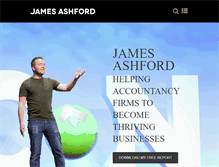 Tablet Screenshot of jamesashford.com